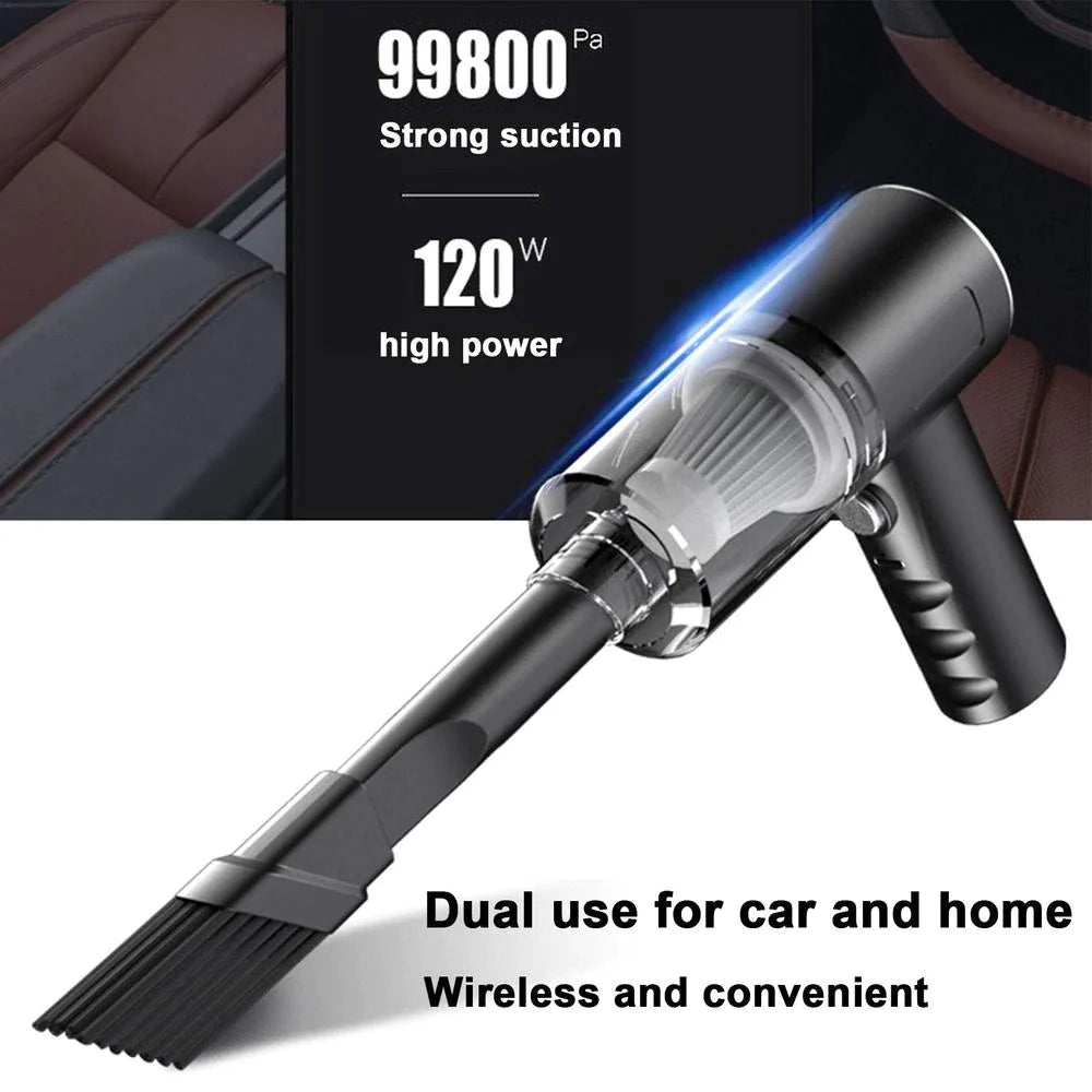 120W Cordless Handheld Vacuum Cleaner Mini Portable Car & Home Wireless
