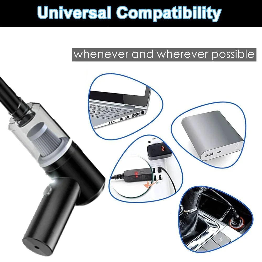 120W Cordless Handheld Vacuum Cleaner Mini Portable Car & Home Wireless