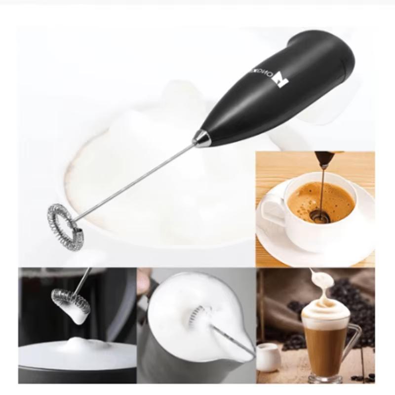 Electric Milk Frother Handheld Whisk – Portable Coffee Foam Maker for Lattes, Cappuccinos & Hot Chocolate