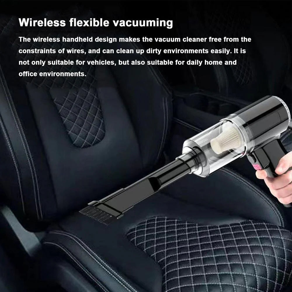 120W Cordless Handheld Vacuum Cleaner Mini Portable Car & Home Wireless