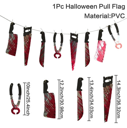 Latest Halloween Banner Backdrop Happy Halloween Decoration