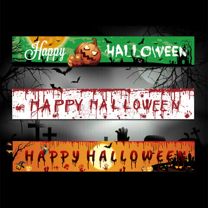 Latest Halloween Banner Backdrop Happy Halloween Decoration