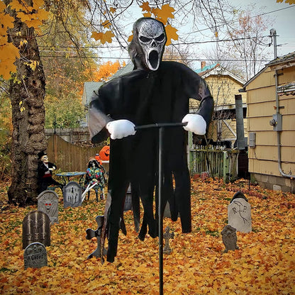 Garden Ghost face Scarecrow Halloween Decor