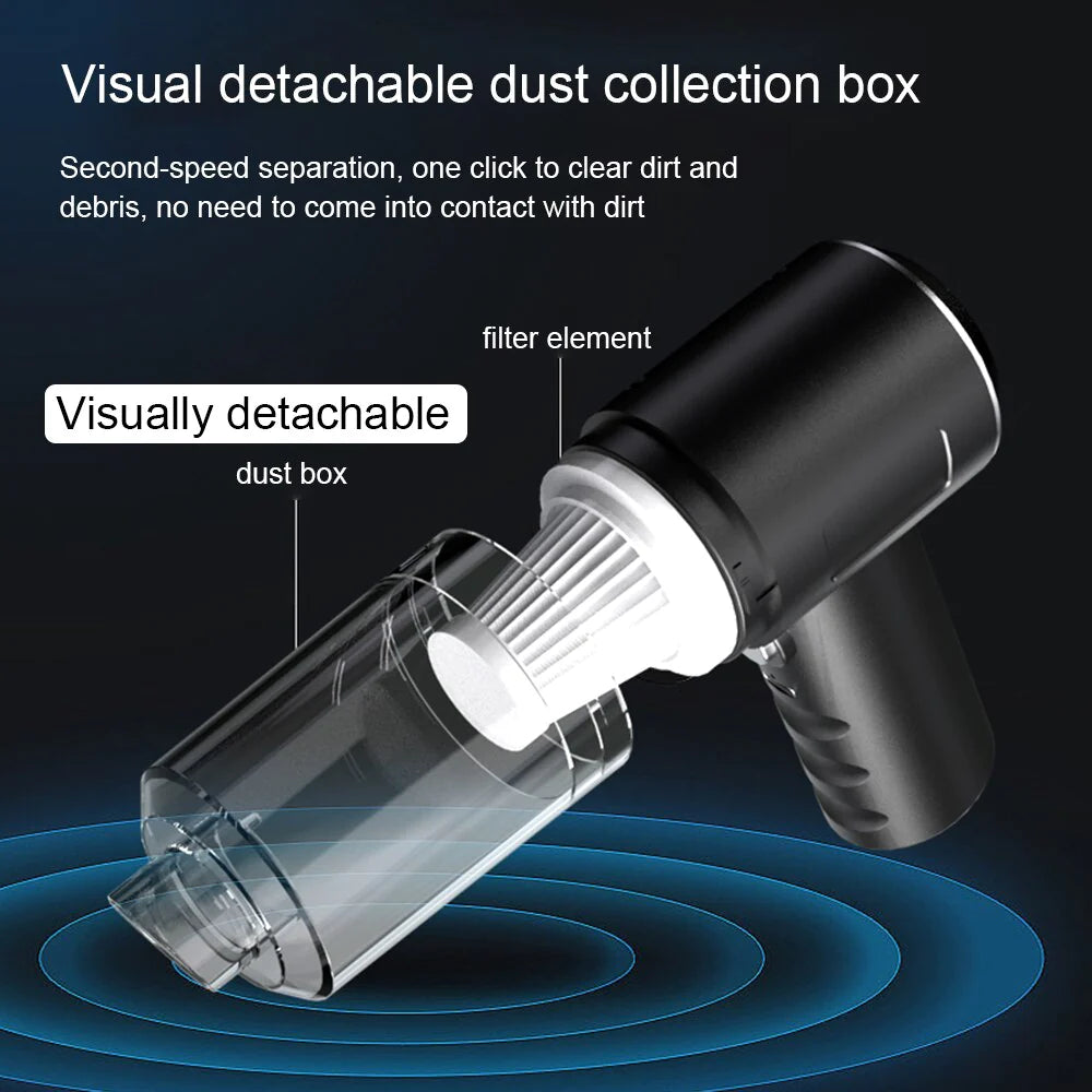 120W Cordless Handheld Vacuum Cleaner Mini Portable Car & Home Wireless
