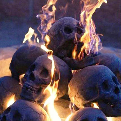 Halloween Skull Barbecue Fire Ornament